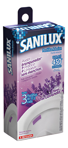 PASTILHA ADESIVA LAVANDA C/3 - SANILUX