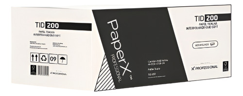 PAPEL TOALHA  DUO SOFT FOLHA BRANCO 8 PCT/ 250 FLS - PAPERX