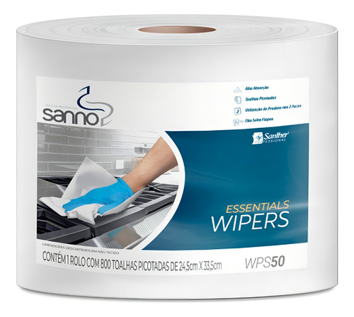 WIPERS PANO MULTIUSO C/ 800 UNIDADES