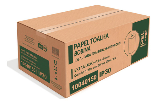 PAPEL TOALHA BOBINA TRACTION IP30 - IPEL