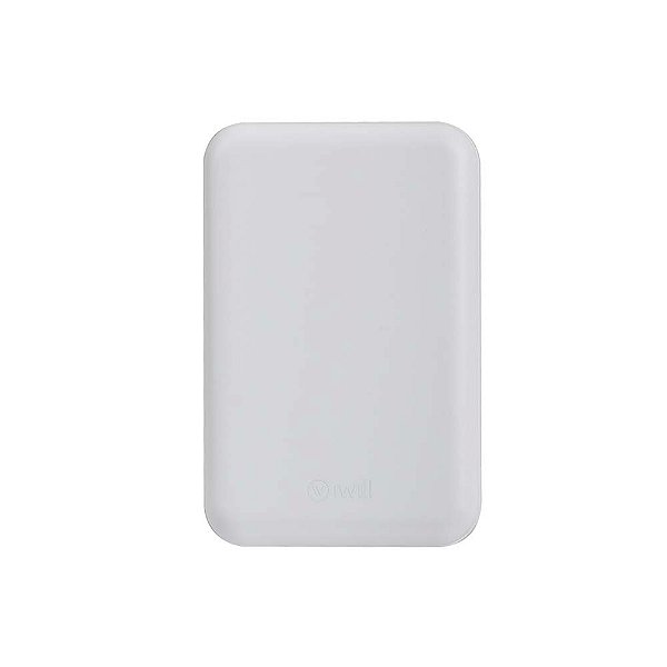 POWER BANK 5000MAH - BATERIA PORTÁTIL COM CARREGAMENTO MAGNETICO BRANCO- IWILL