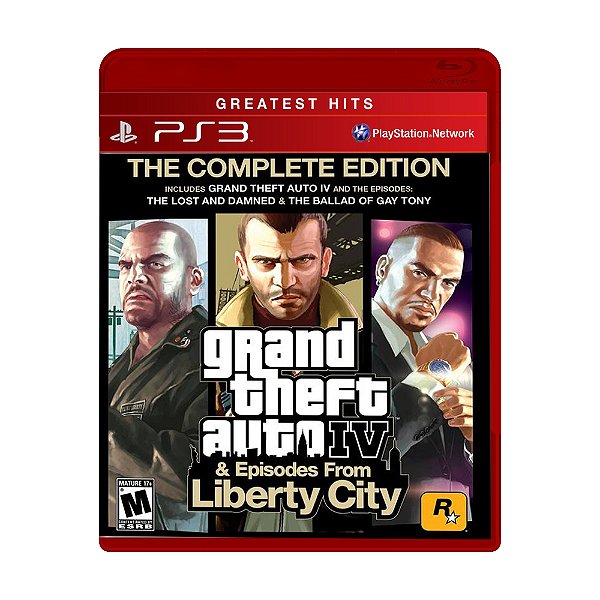 GTA IV  & EPISODES FROM LIBERTY CITY(THE COMPLETE EDITION) (USADO) PS3