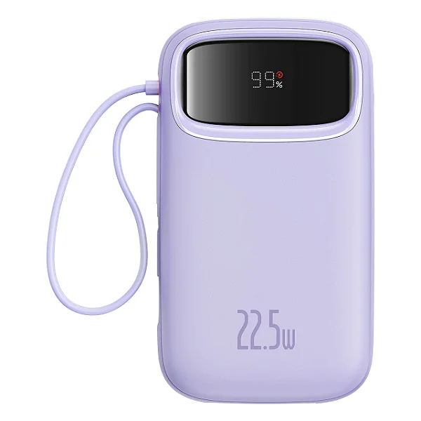 POWER BANK COM DISPLAY DIGITAL 10000mAh TURBO 22.5W - BASEUS