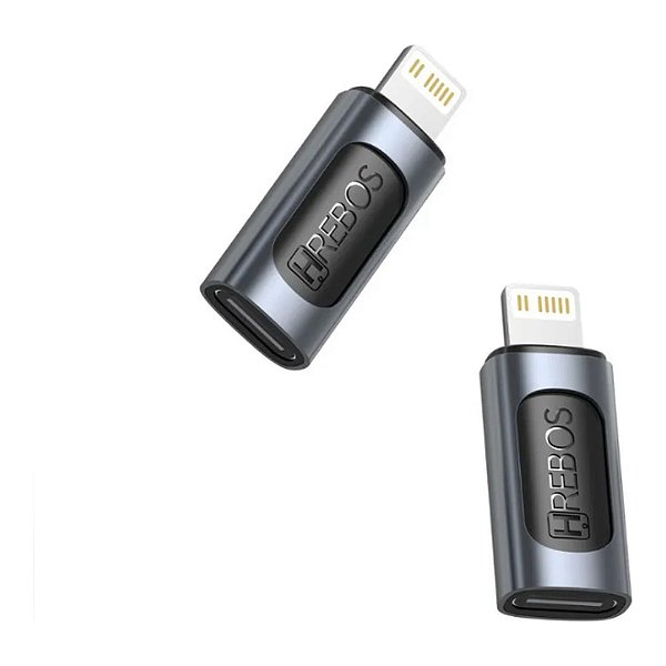 ADAPTADOR OTG HREBOS KRONLINK LIGHTNING PARA TIPO C AD-707I