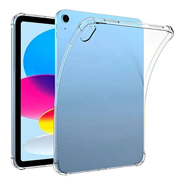 CAPA ANTI-SHOCK TRANSPARENTE PARA IPAD 10.9 POLEGADAS 10ª E 11ª GERAÇÃO
