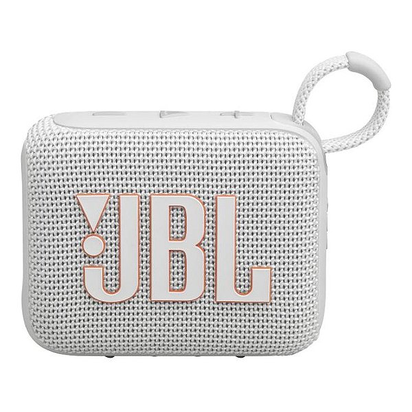 CAIXA DE SOM BLUETOOTH JBL GO 4 BRANCA IP67 À PROVA D'ÁGUA E POEIRA