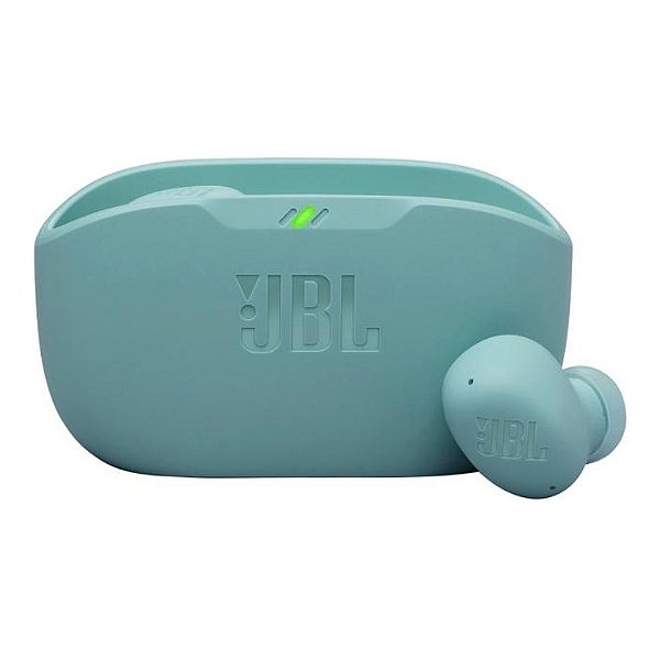 FONE DE OUVIDO BLUETOOTH JBL WAVE BUDS 2 VERDE-ÁGUA COM CANCELAMENTO DE RUÍDO