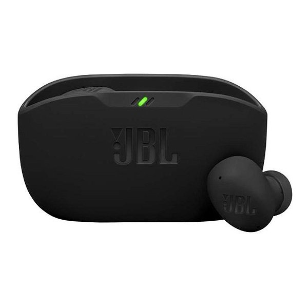 FONE DE OUVIDO BLUETOOTH JBL WAVE BUDS 2 PRETO COM CANCELAMENTO DE RUÍDO