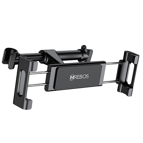SUPORTE VEICULAR HREBOS TELESCÓPICO PARA ENCOSTO DE CABEÇA CELULAR E TABLET HS-053