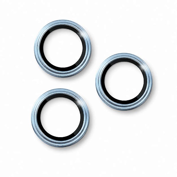 PELÍCULA DE CÂMERA WIWU TITAN PARA IPHONE 18 PRO E 18 PRO MAX AZUL CLARO