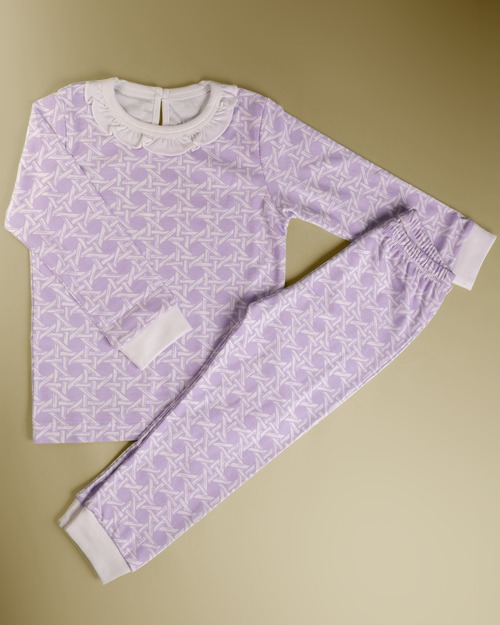 Conj. Pijama BLUSA E CALÇA manga longa - NÓ ROXO Algodão Pima