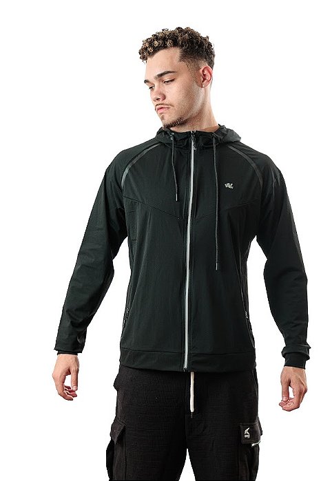 Jaqueta Fitness Masculina com Capuz - KAMIBI
