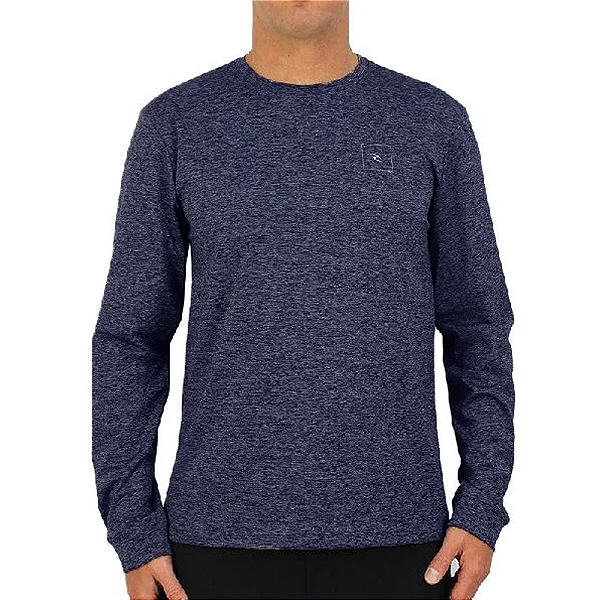 Camiseta de Lycra Rip Curl Icon Box UV T Navy Marle