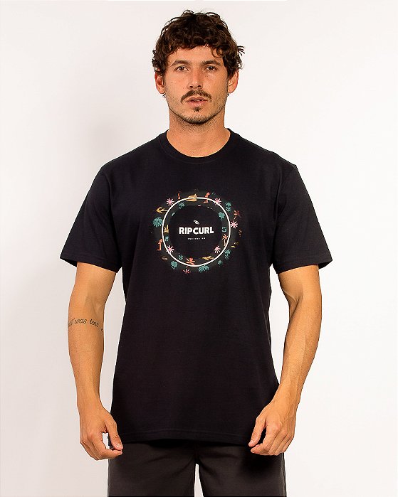 Camiseta Rip Curl Fill Me Up Tee Black