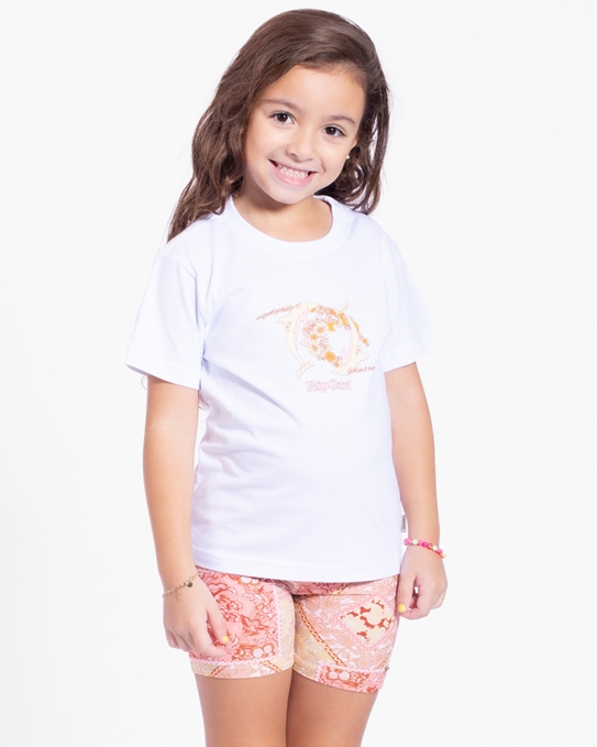 Camiseta Rip Curl Dolphin Logo Tee White
