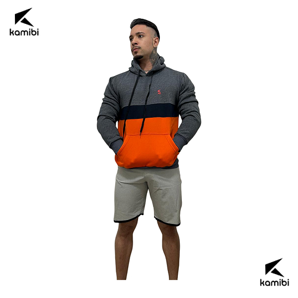 Moletom Canguru Masculino Kamibi Sports