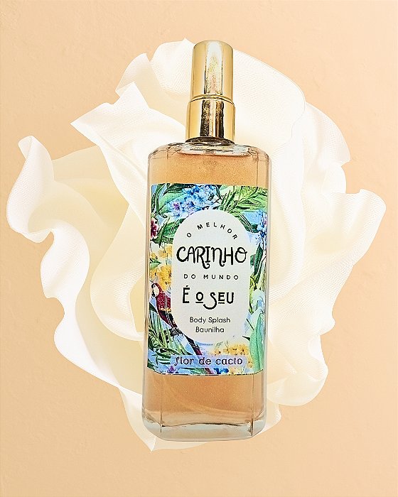 Body Splash O Melhor Carinho do Mundo | Baunilha | Flor de Cacto