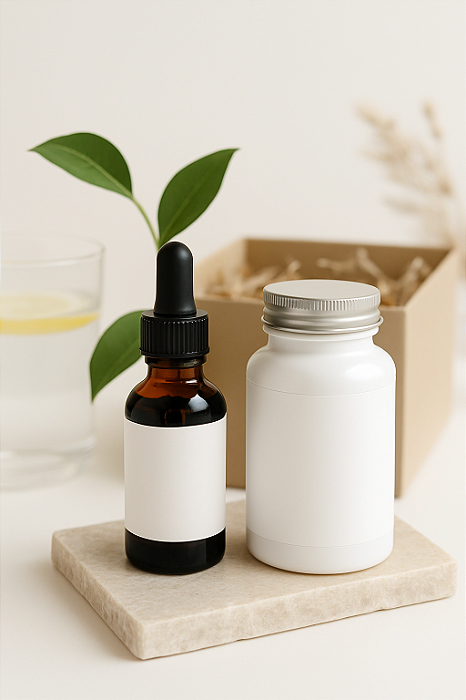 Kit Mensal Detox com Lugol + Vitaminas – 30 dias de suporte ativo