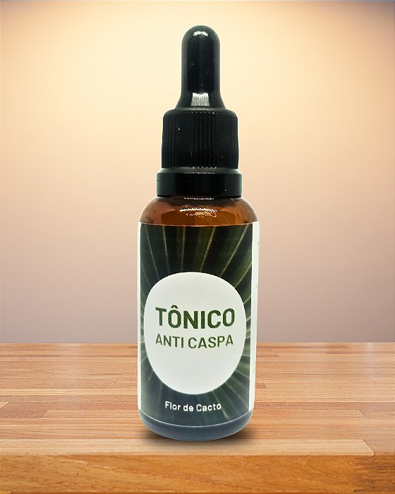 Tônico Anti-Caspa 100% Natural — Flor de Cacto (30 ml)