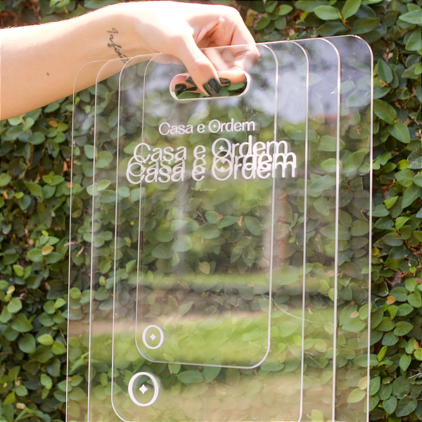 Kit Gabarito de Dobras em Acrílico