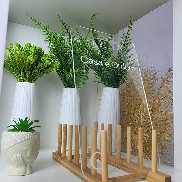 Gabarito de Dobra F (17x30) em Acrílico