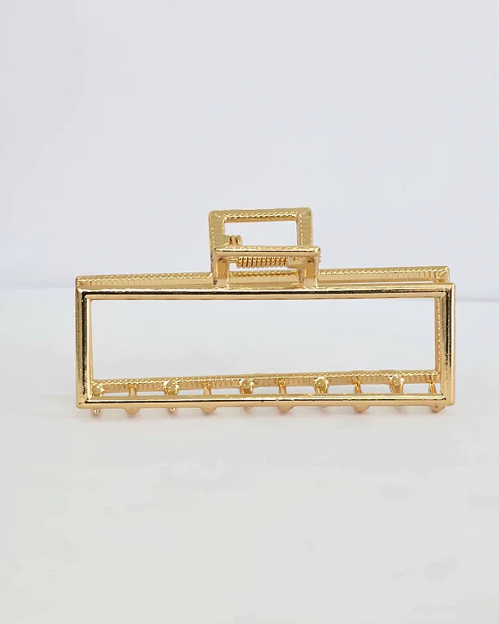 Presilha de Cabelo Banhado a ouro