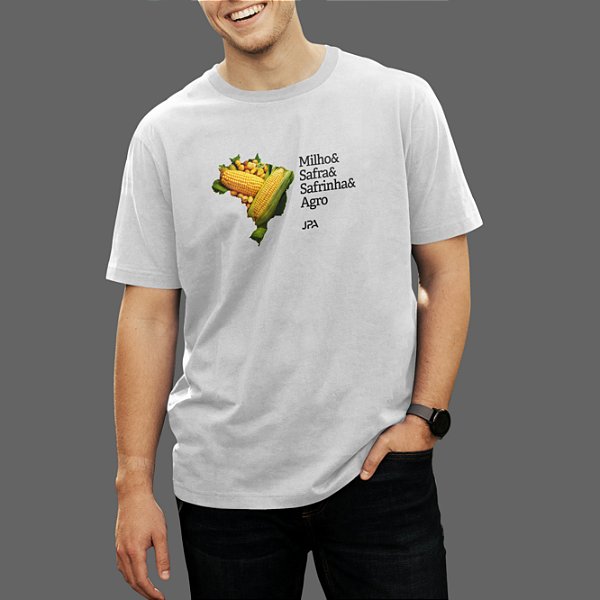 Camiseta Brasil Milho & Safra & Sagrinha & Agro - JPA Agrowear