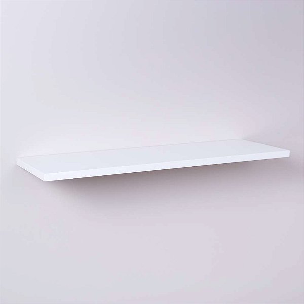 Prateleira Branca 60 X 20cm Com Suporte Invisivel