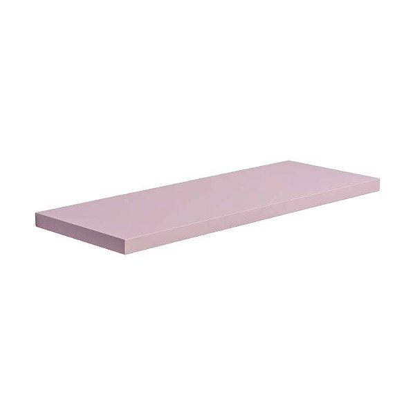 Prateleira 30 x 15cm Rosa Claro Suporte Invisível