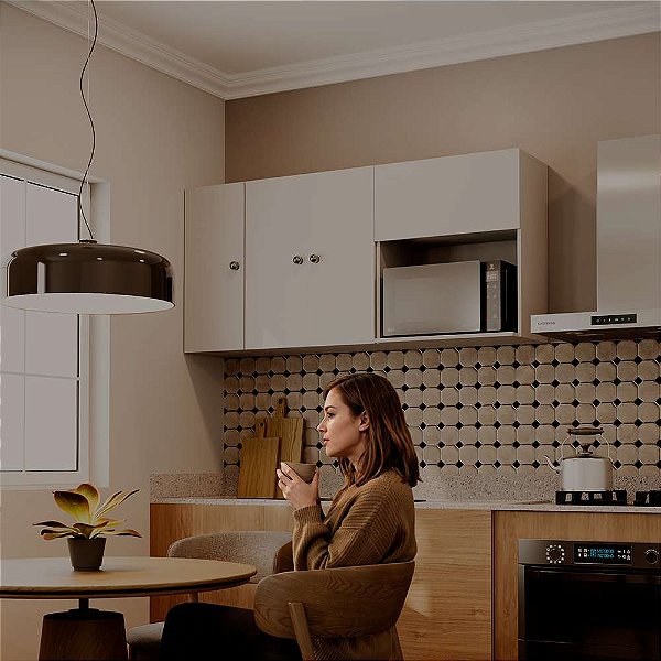 Armário Modular Aéreo 60cm Branco Duas Portas