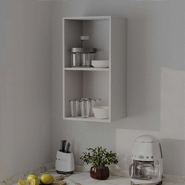 Nicho Aéreo Cozinha Gusto Organizador Branco