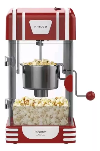 Pipoqueira Elétrica Luxor Popcorn Retrô Vermelho 310w 220v 127v