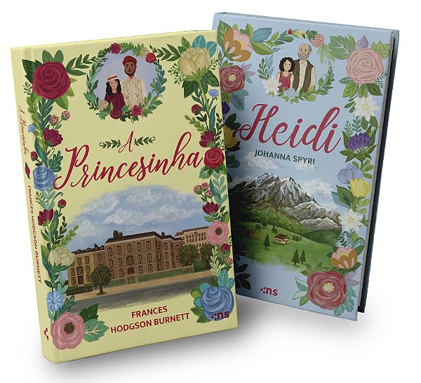 Combo Heidi + A Princesinha Edição De Luxo: Capa Dura E Fitilho;