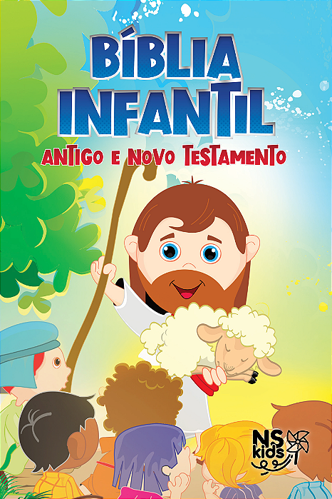 Bíblia Infantil Edição De Luxo Almofadada: Antigo E Novo Testamento