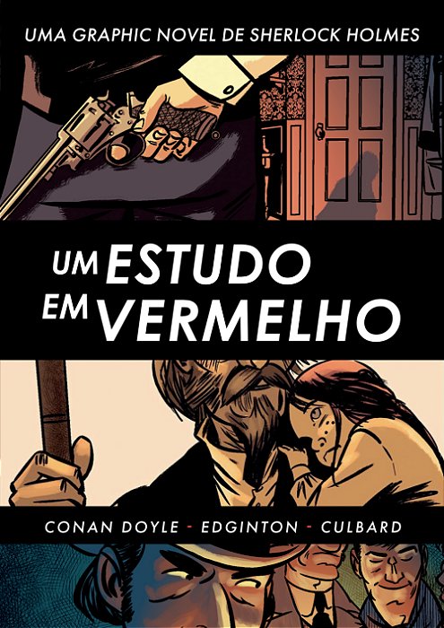 Sherlock Holmes: Um Estudo Em Vermelho Hq Inédita - Acompanha Cards E Marcador