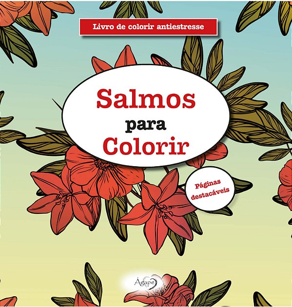Salmos Em Cores - Passagens Bíblicas Para Colorir