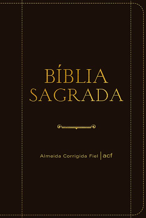 Biblia Sagrada Acf Agape Marrom Capa Dura