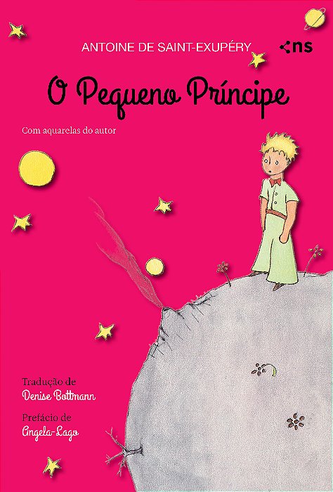 O Pequeno Principe - Capa Dura Rosa Com Aquarelas Do Autor