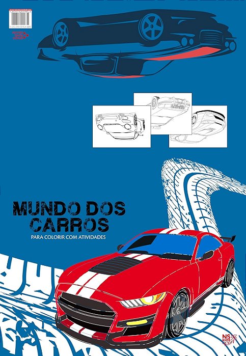 Mundo Dos Carros – Para Colorir Com Atividades