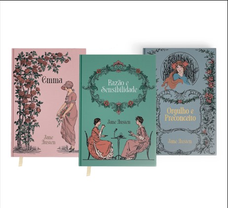 Combo Jane Austen – Edições Luxo em Capa Dura ilustrações originais de Hugh Thomson