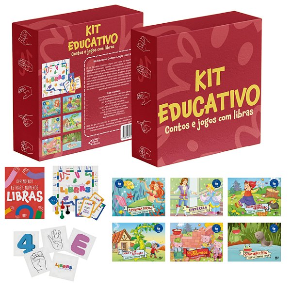 Kit Educativo: Contos e Jogos Com Libras