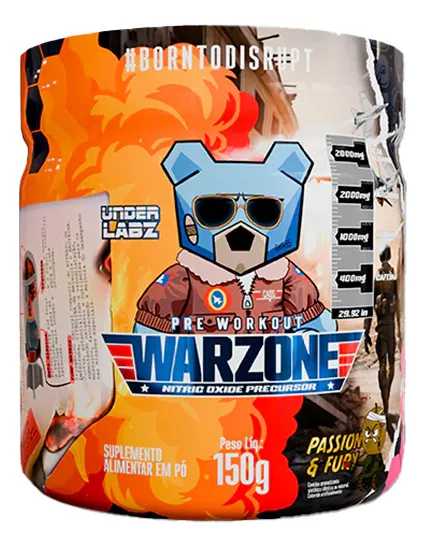 PRÉ TREINO WARZONE PASSION FURY 150gr UNDER LABZ