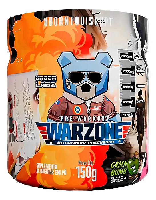 PRÉ TREINO WARZONE GREEN BOMB 150gr UNDER LABZ