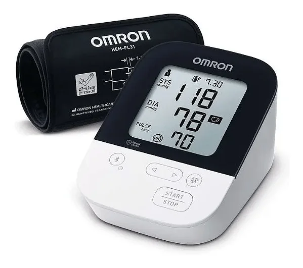 Medidor De Pressão Arterial Braço Omron HEM 7156T