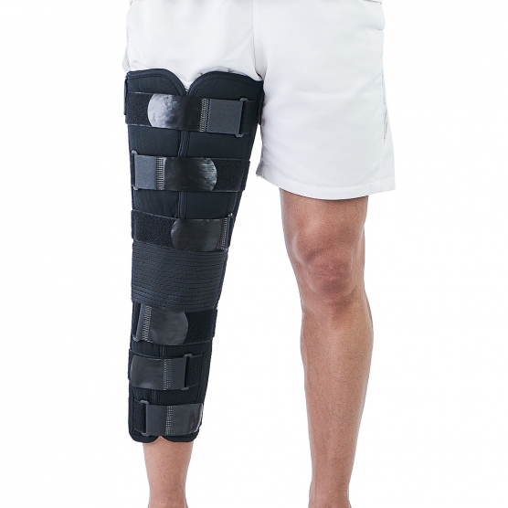 Imobilizador De Joelho 70cm Preto Tamanho M Kestal