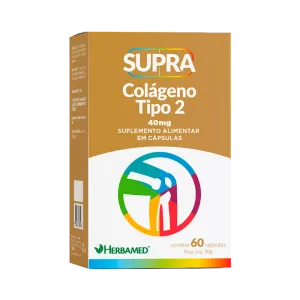 Supra Colágeno Tipo 2 40mg 60 Caps