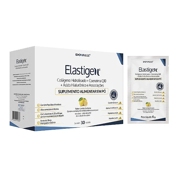 elastigen 30 sch x 4g sab limao siciliano