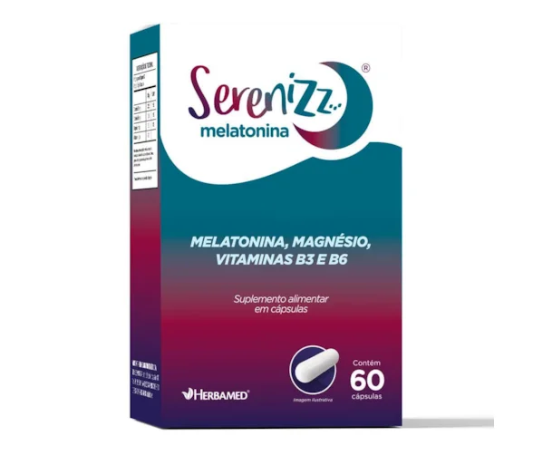 Serenizz Melatonina 500mg 60 Caps