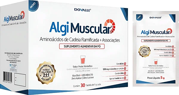 algi muscular 30 sch x 5g sabor frutas