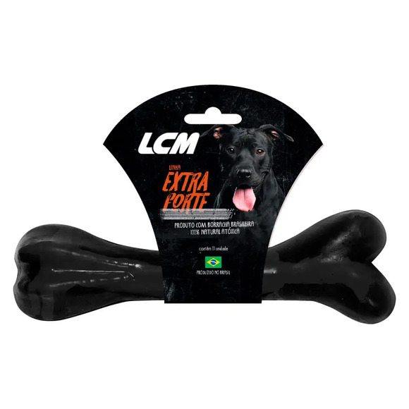 Osso Borracha Extra Forte para Cães LCM G
